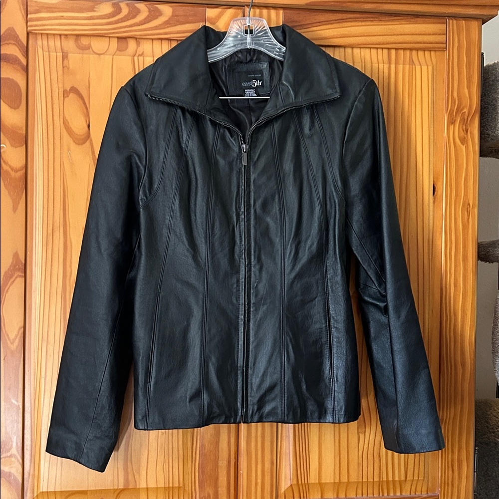 East 5th Leather Women's Classic Black Jacket